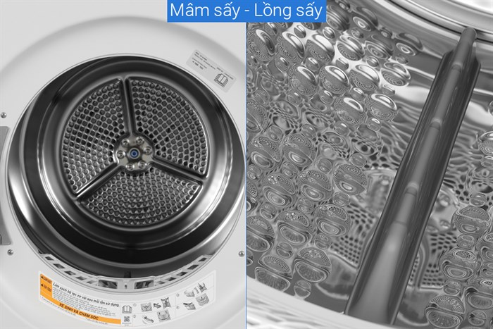 Tháp giặt sấy LG WashTower Inverter giặt 14 kg - sấy 10 kg WT1410NHE